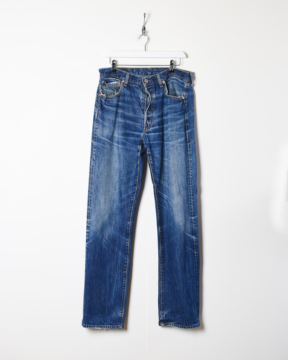 Navy Levi's 501 Jeans - W32 L34