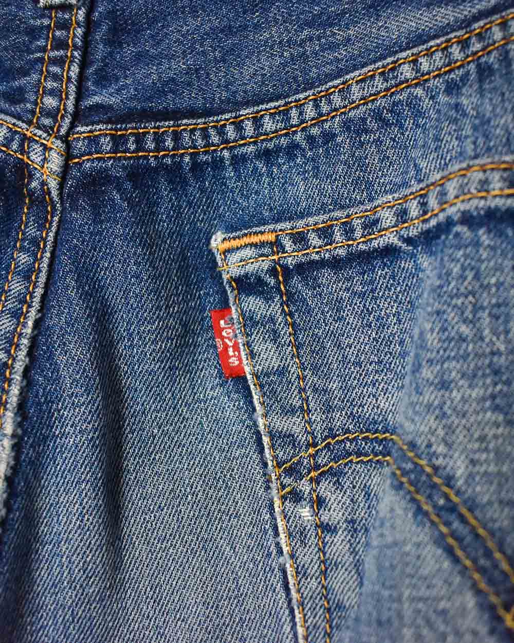 Navy Levi's 501 Jeans - W32 L34