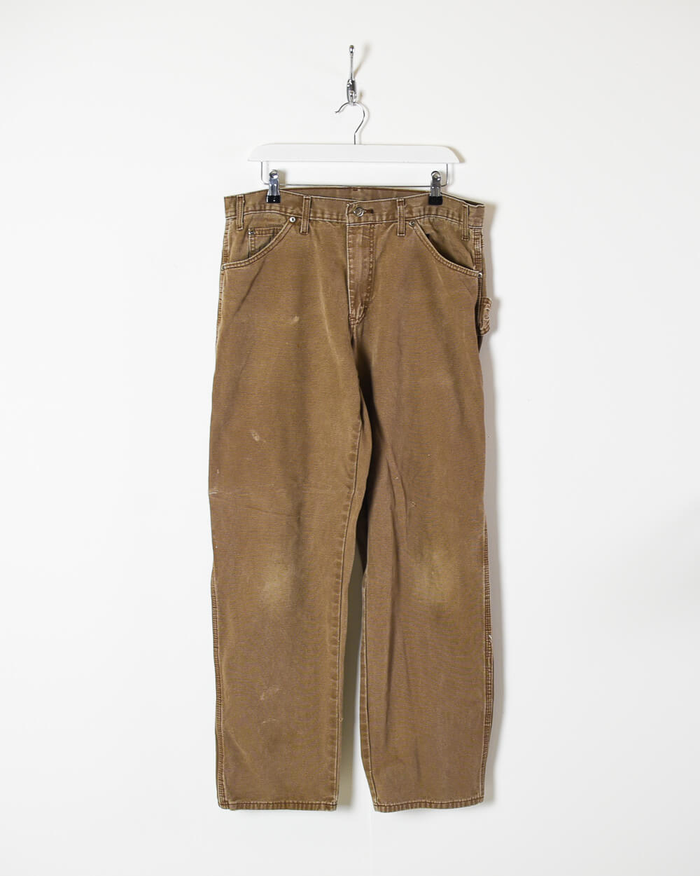 Brown Dickies Heavyweight Carpenter Jeans - W34 L32