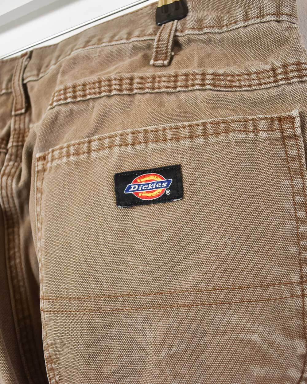 Brown Dickies Heavyweight Carpenter Jeans - W34 L32