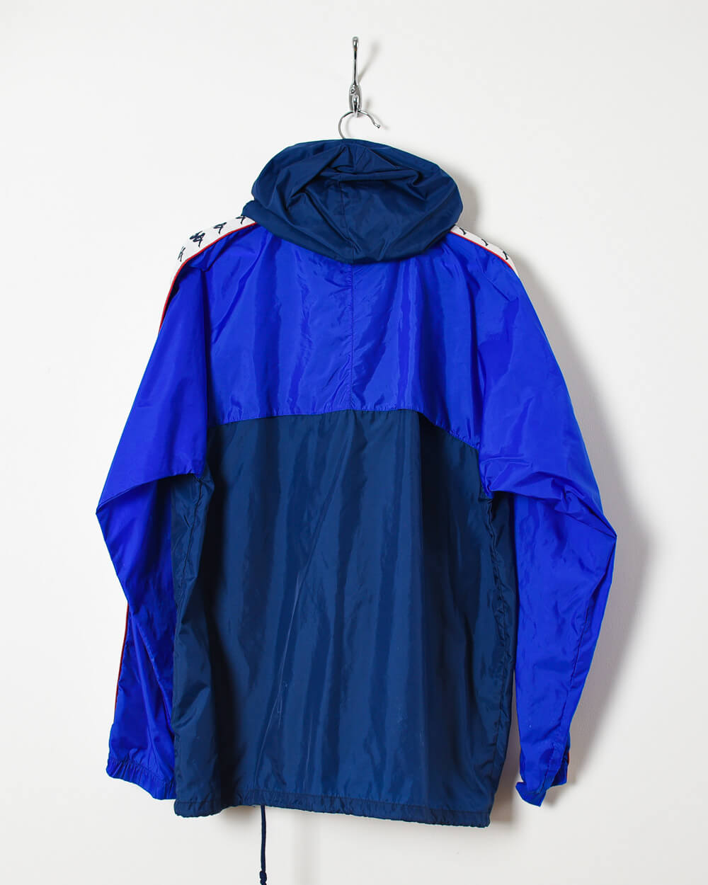 Navy Kappa Hooded Windbreaker Jacket - Large