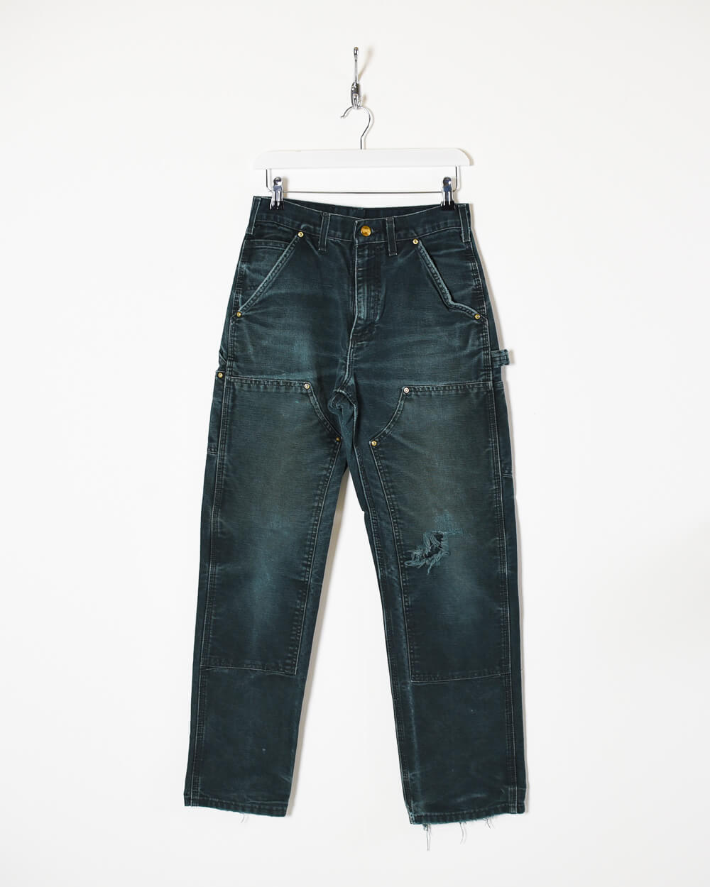 Black Carhartt Double Knee Jeans - W28 L30