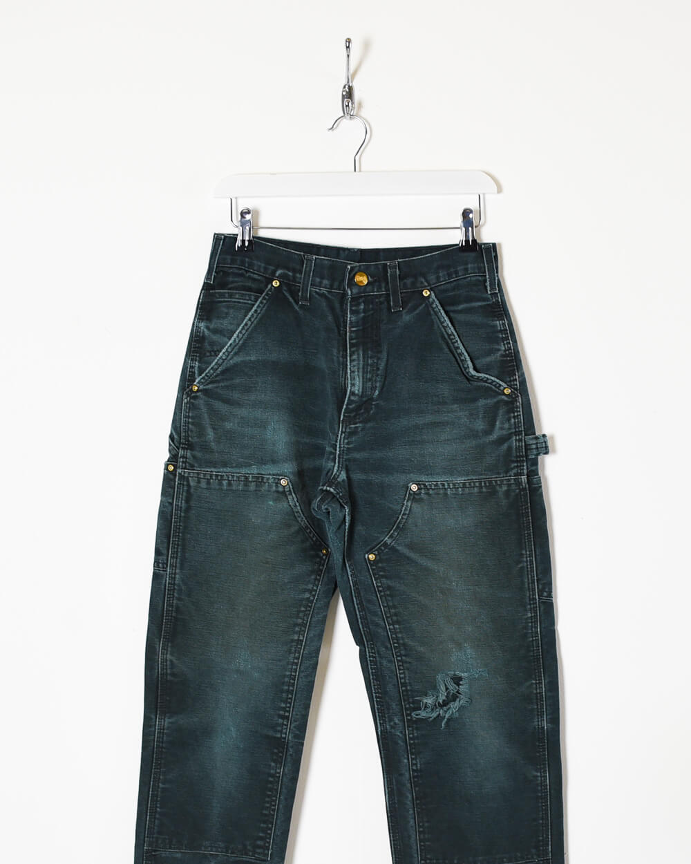 Black Carhartt Double Knee Jeans - W28 L30