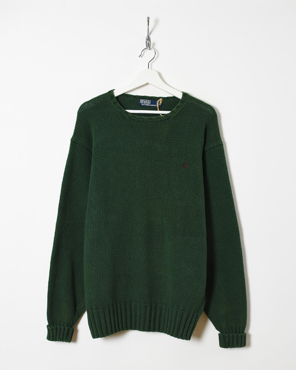 Green Ralph Lauren Knitted Sweatshirt - Large
