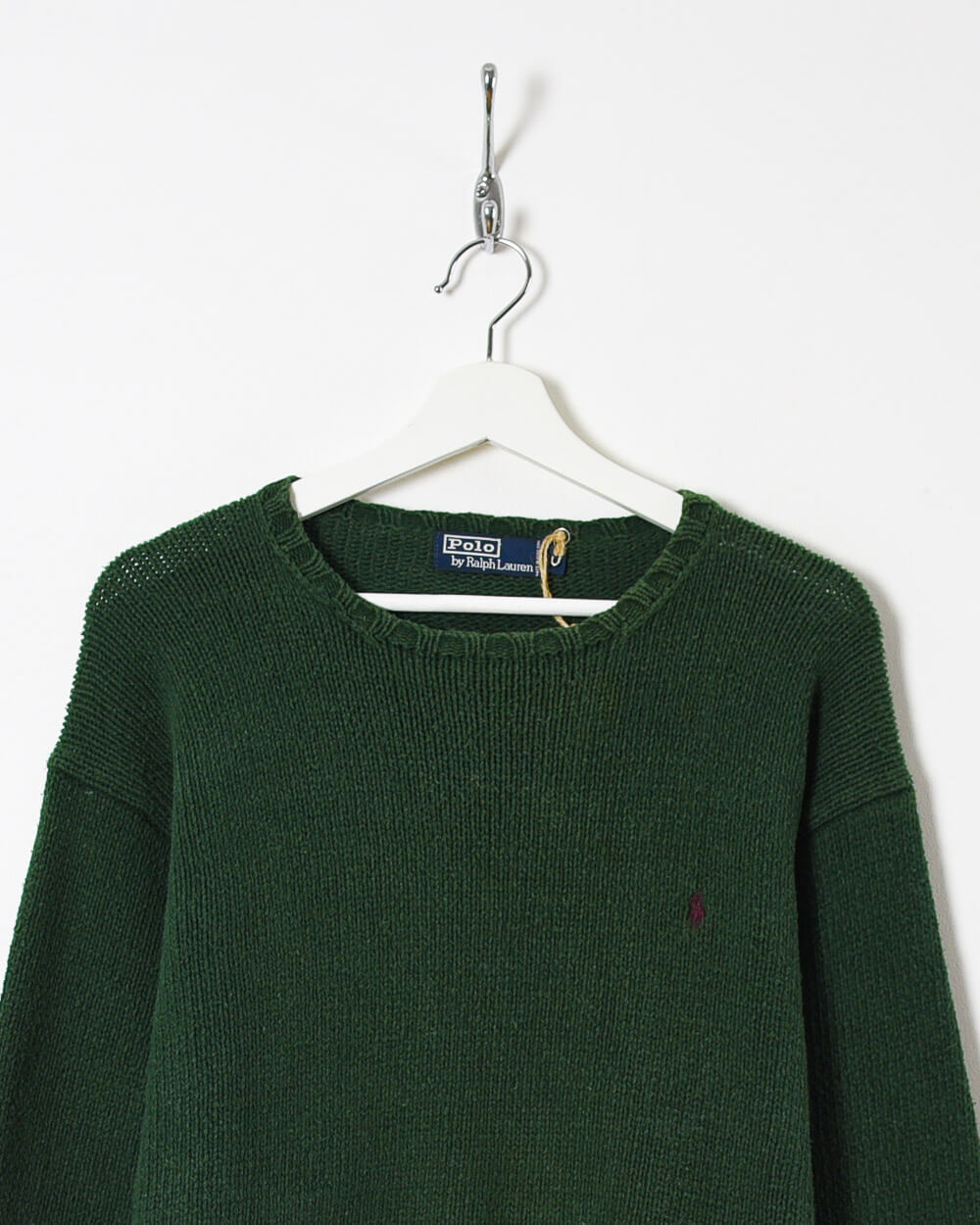 Green Ralph Lauren Knitted Sweatshirt - Large
