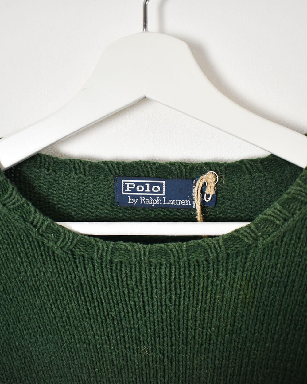 Green Ralph Lauren Knitted Sweatshirt - Large