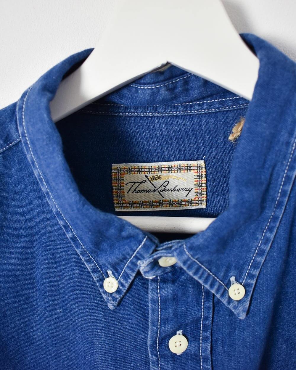 Blue Thomas Burberry Shirt - Large