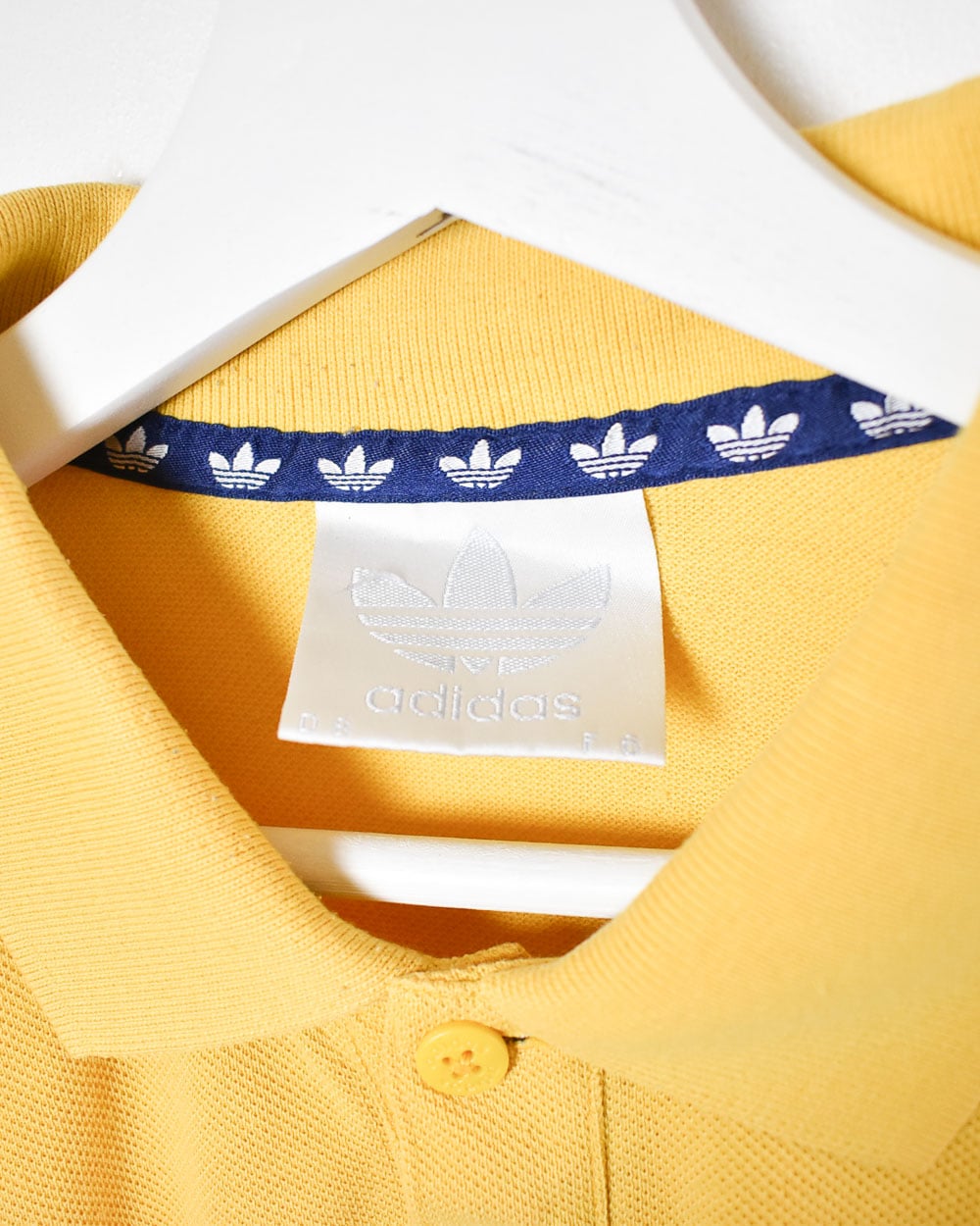 Yellow Adidas Polo Shirt - Large