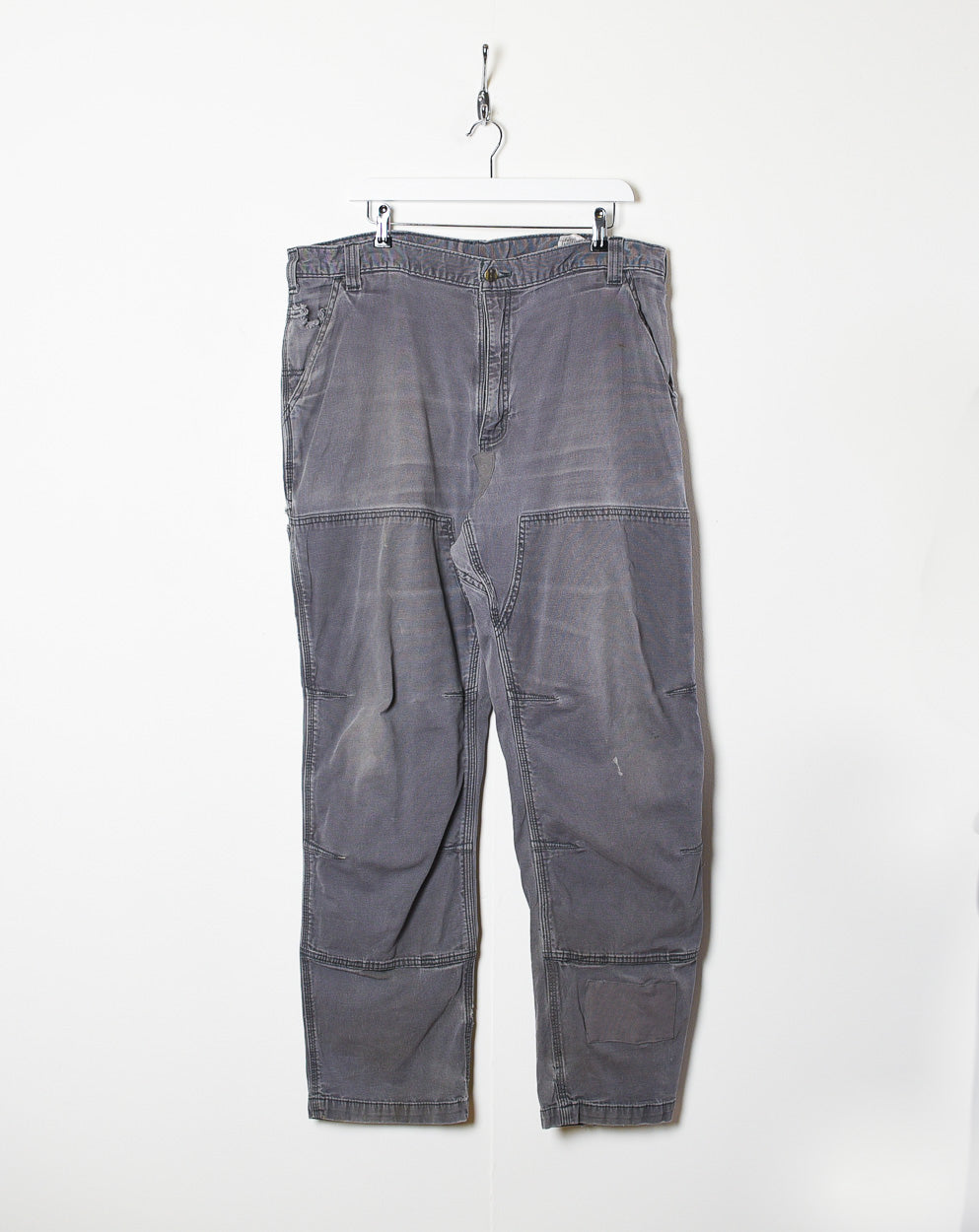 Grey Carhartt Double Knee Carpenter Jeans - W42 L32
