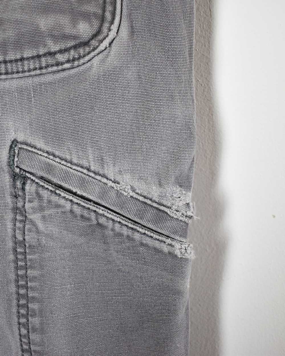 Grey Carhartt Double Knee Carpenter Jeans - W42 L32
