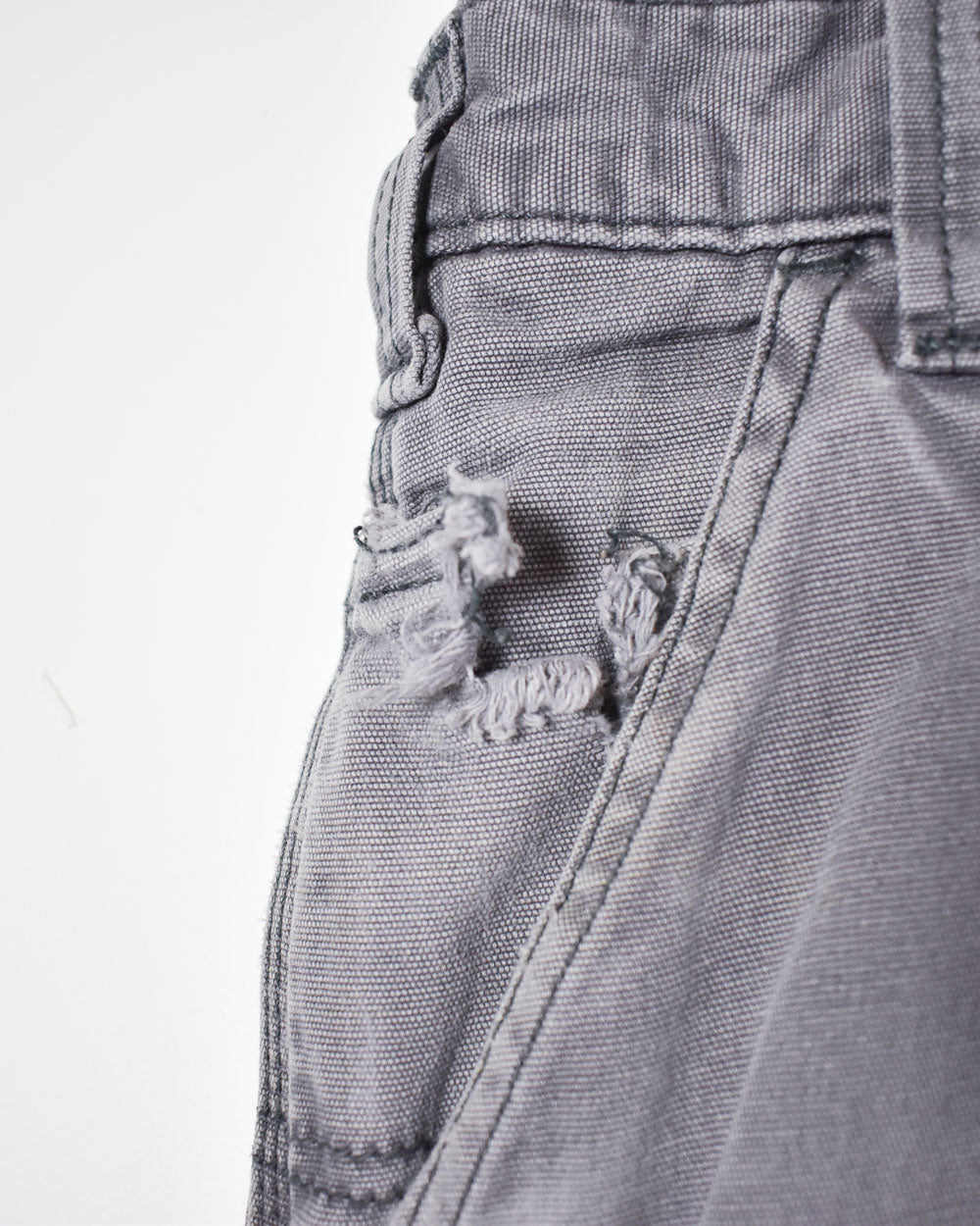 Grey Carhartt Double Knee Carpenter Jeans - W42 L32