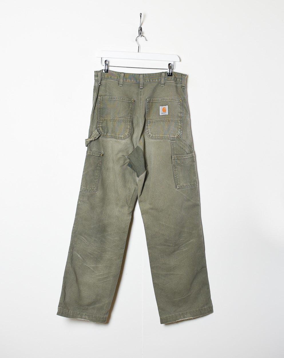 Khaki Carhartt Double Knee Carpenter Jeans - W32 L30