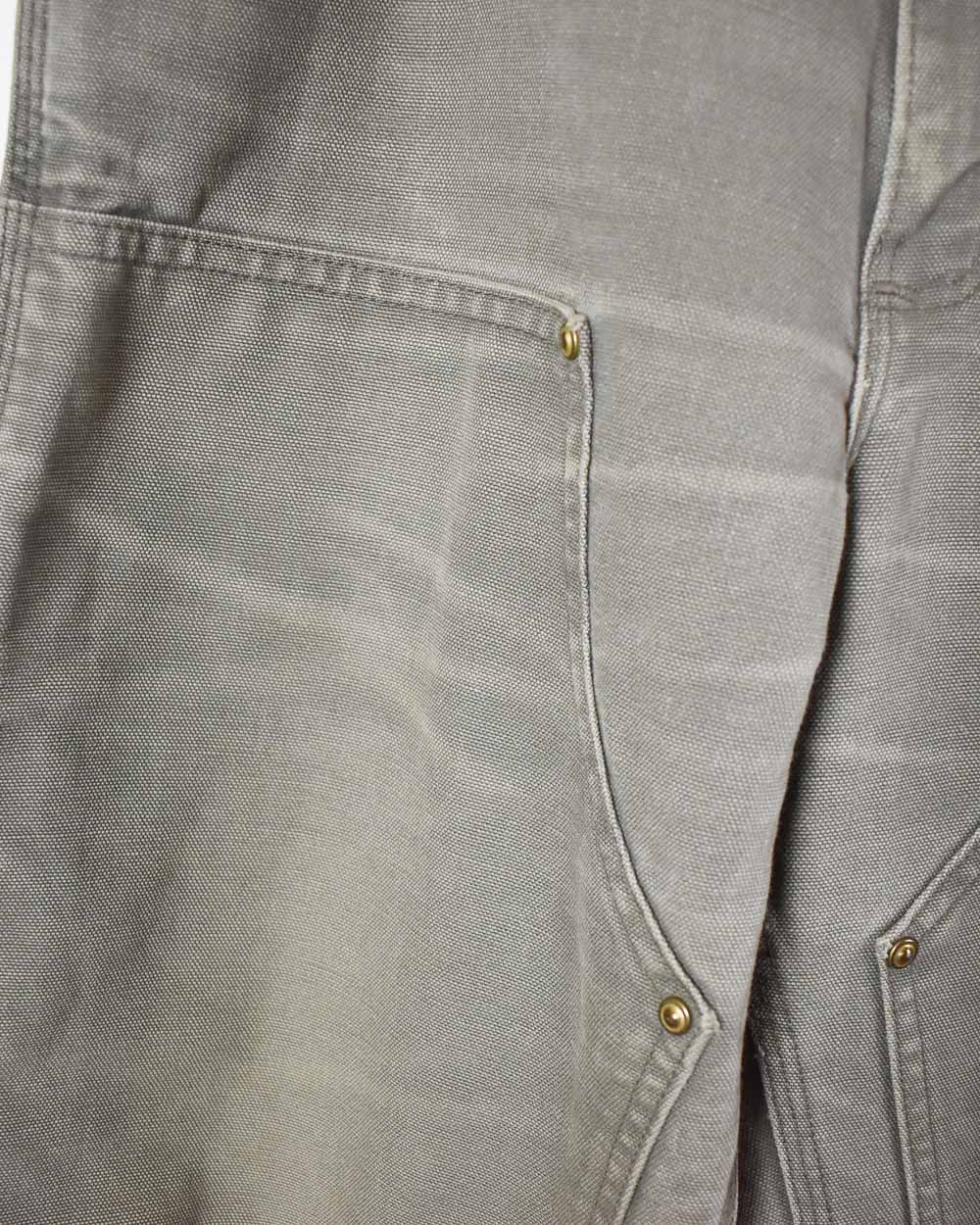Khaki Carhartt Double Knee Carpenter Jeans - W32 L30