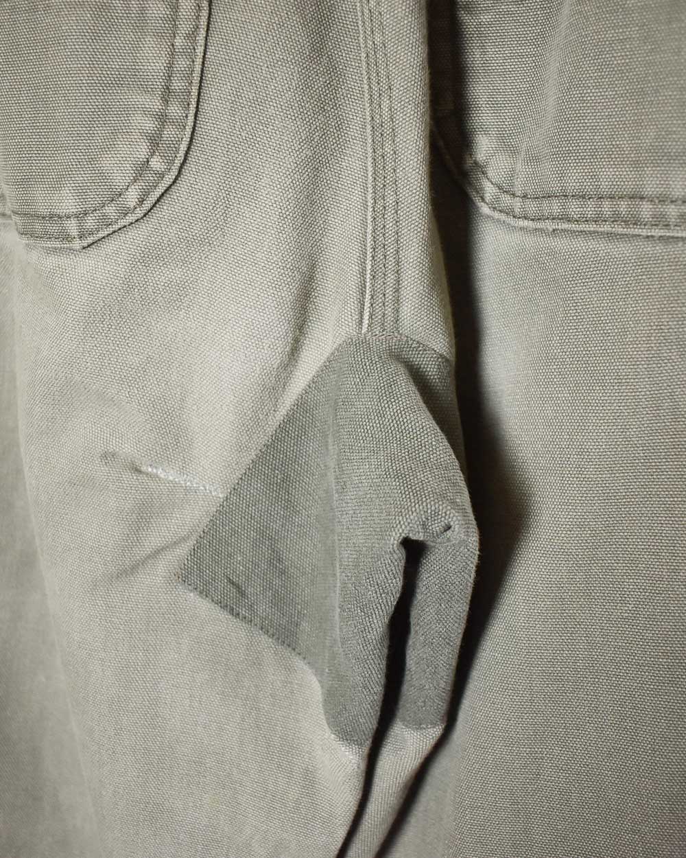 Khaki Carhartt Double Knee Carpenter Jeans - W32 L30