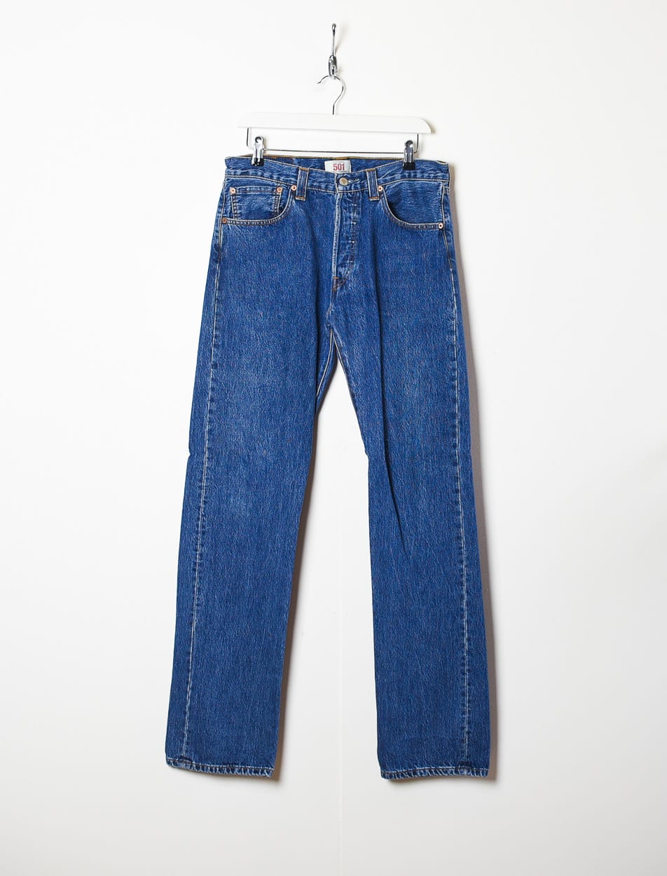Blue Levi's 501 Jeans - W32 L34