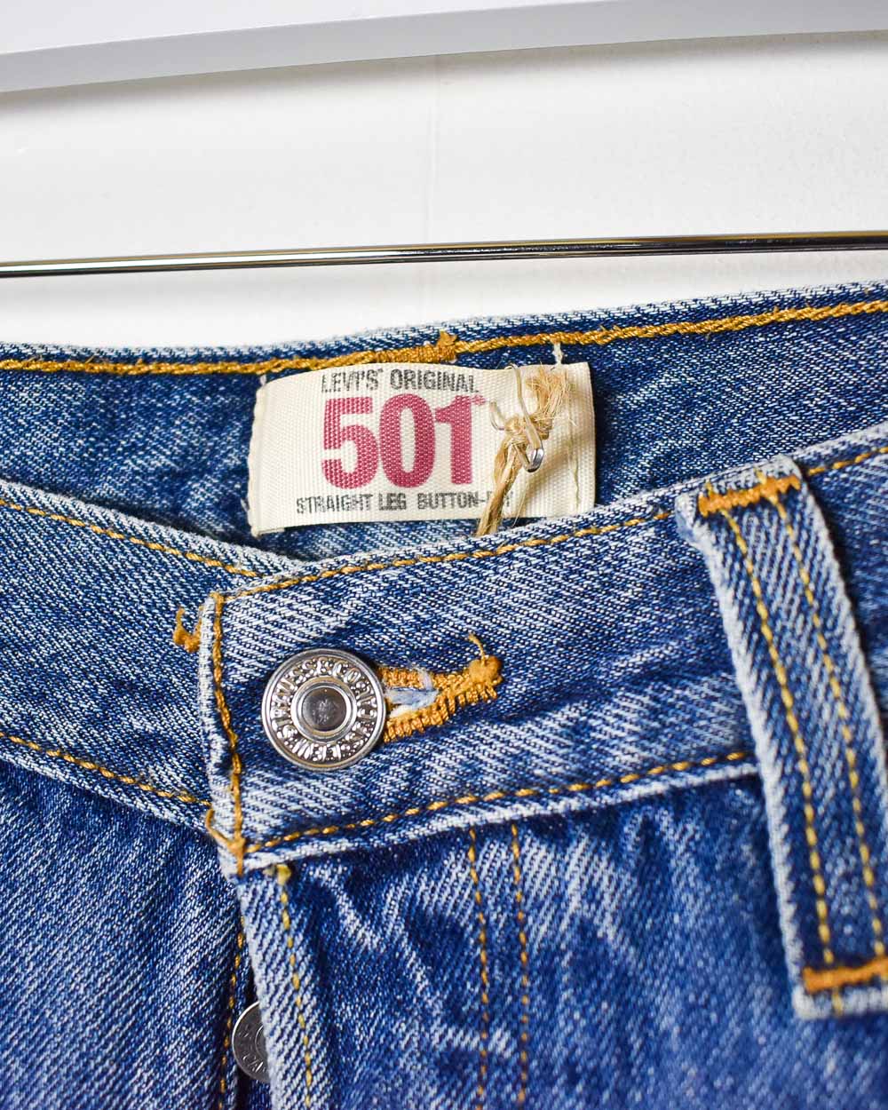 Blue Levi's 501 Jeans - W34 L30