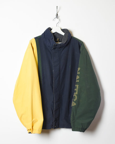 nautica reversible cotton×fleece