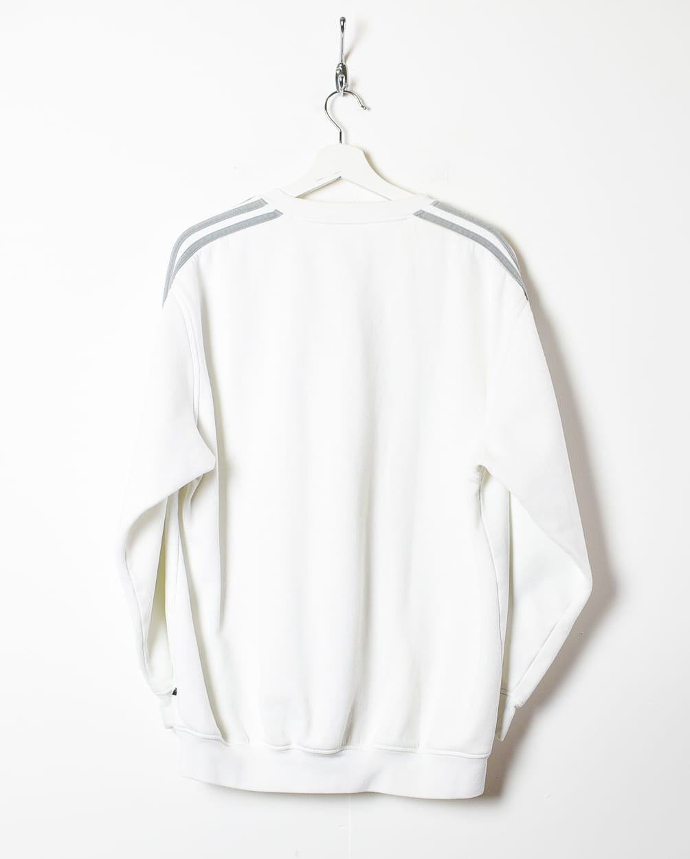 White Adidas Sweatshirt - Large