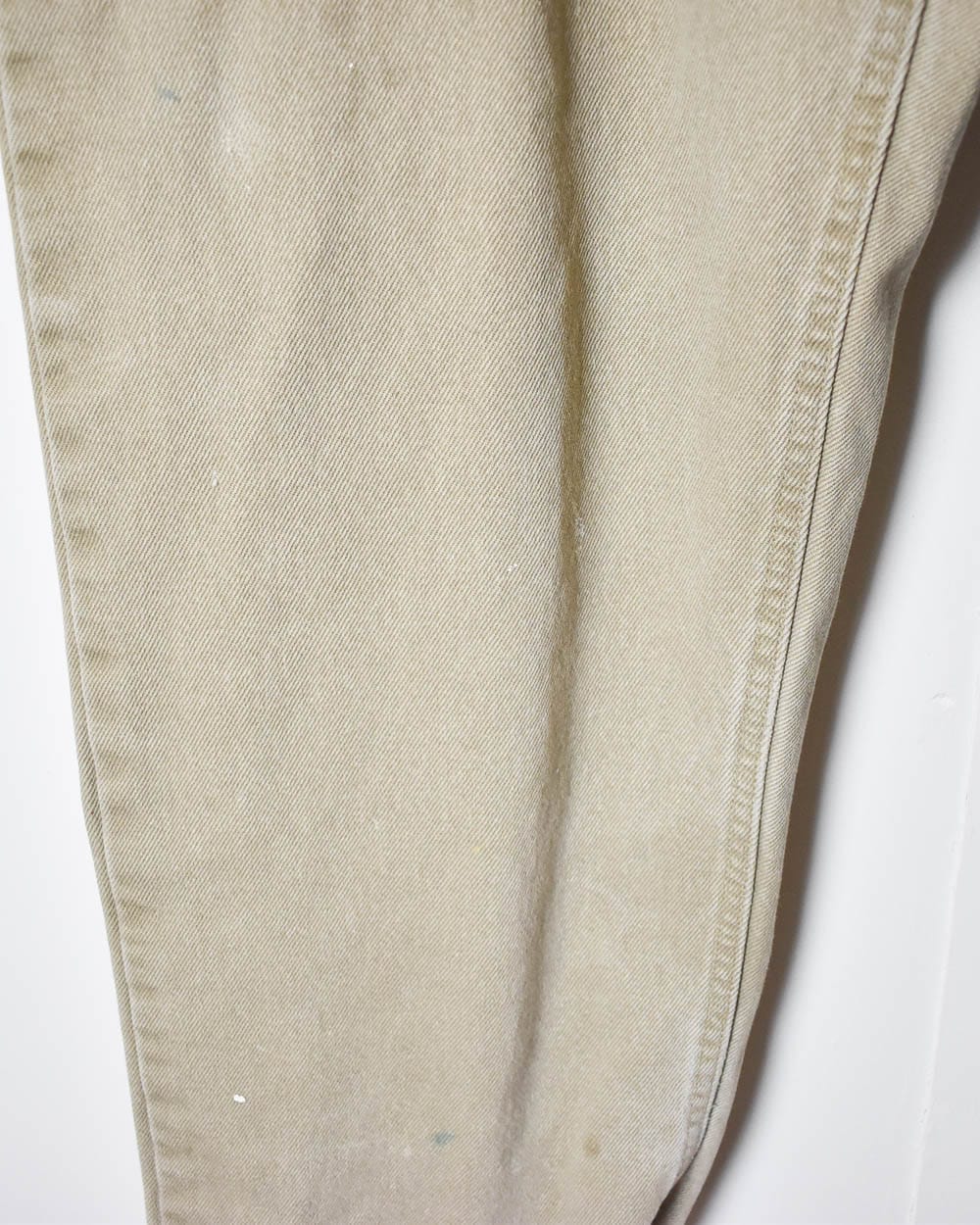 Neutral Carhartt Distressed Flannel Lined Jeans - W40 L31