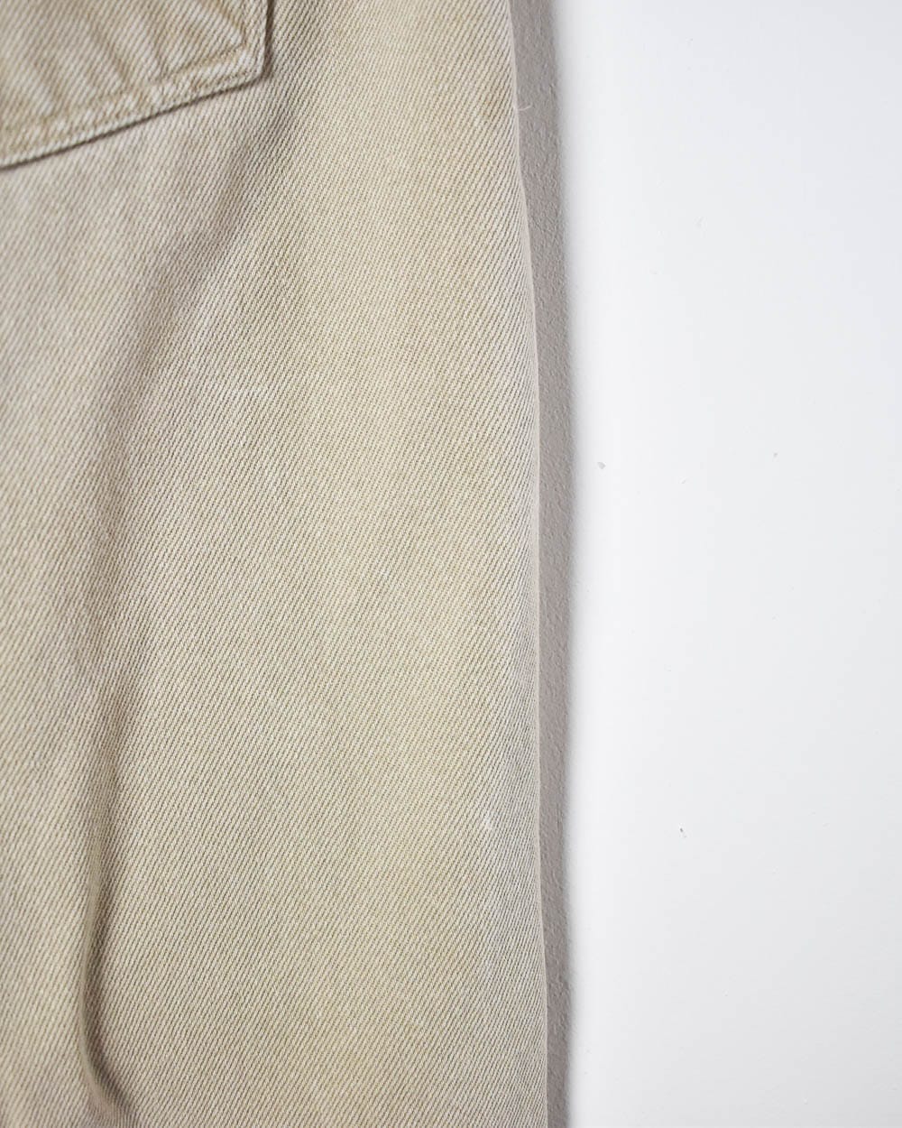 Neutral Carhartt Distressed Flannel Lined Jeans - W40 L31