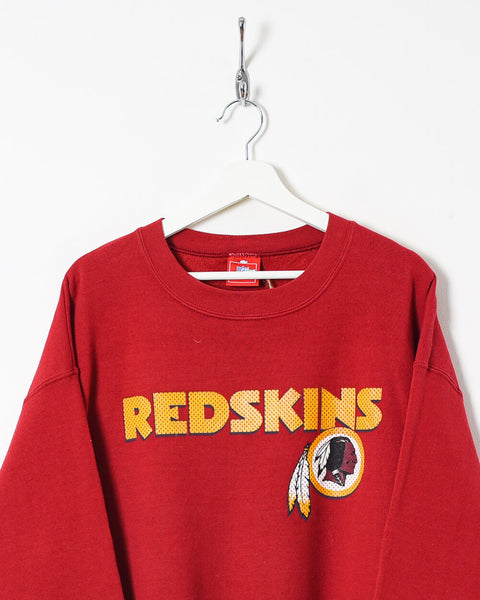 Vintage 00s Cotton Mix Red NFL Redskins Sweatshirt - X-Large– Domno Vintage