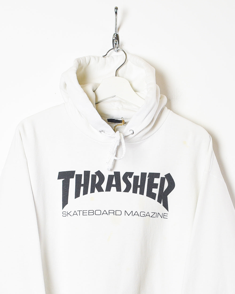 White Thrasher Magazine Hoodie - Small