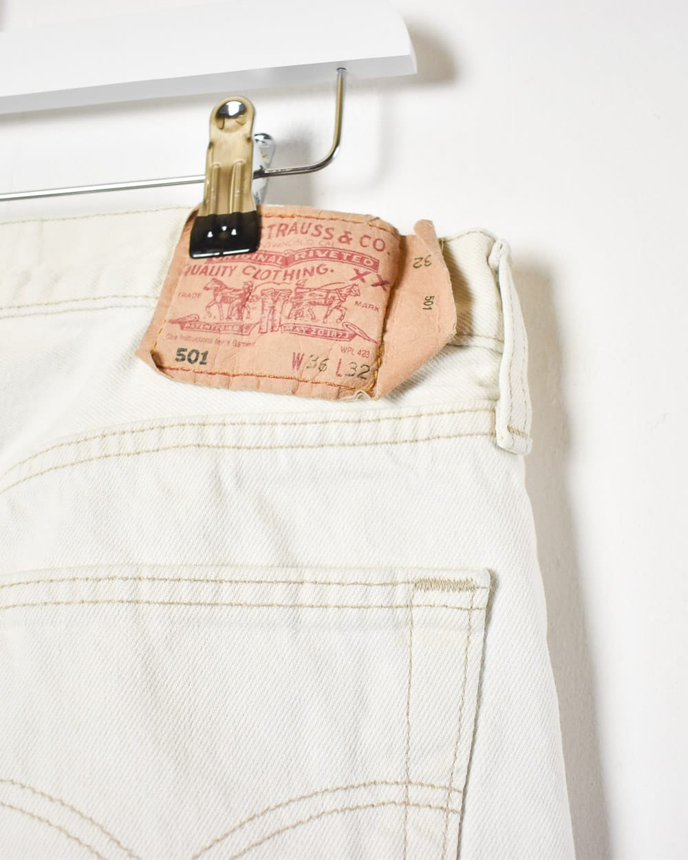 Neutral Levi's 501 Jeans - W34 L30