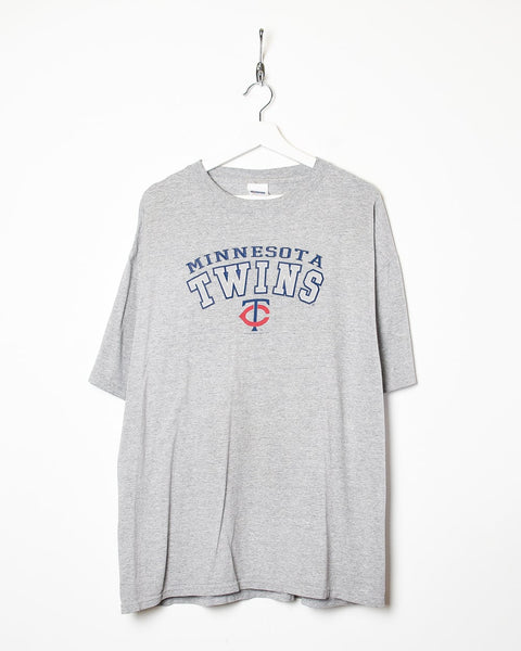 Vintage 00s Stone MLB Minnesota Twins T-Shirt - X-Large Cotton– Domno  Vintage