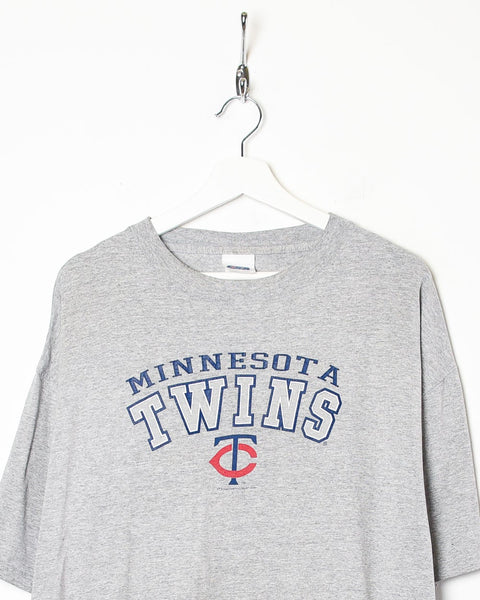 Vintage 00s Stone MLB Minnesota Twins T-Shirt - XX-Large Cotton