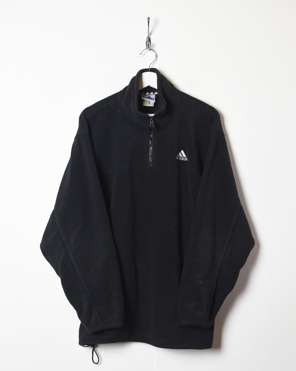 Black Adidas 1/4 Zip Fleece - Large