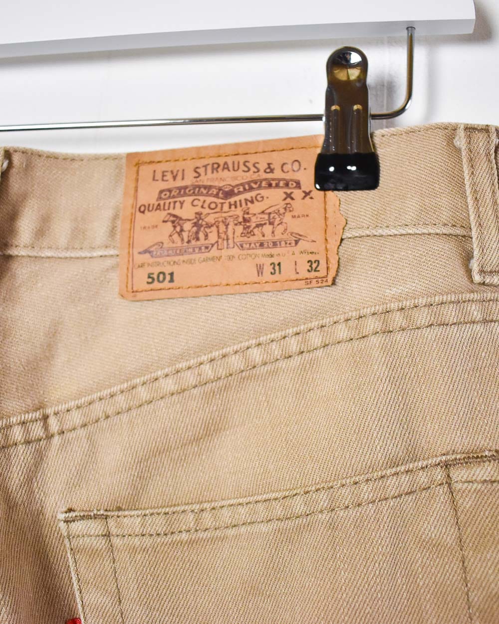 Neutral Levi's USA 501 Jeans - W31 L32