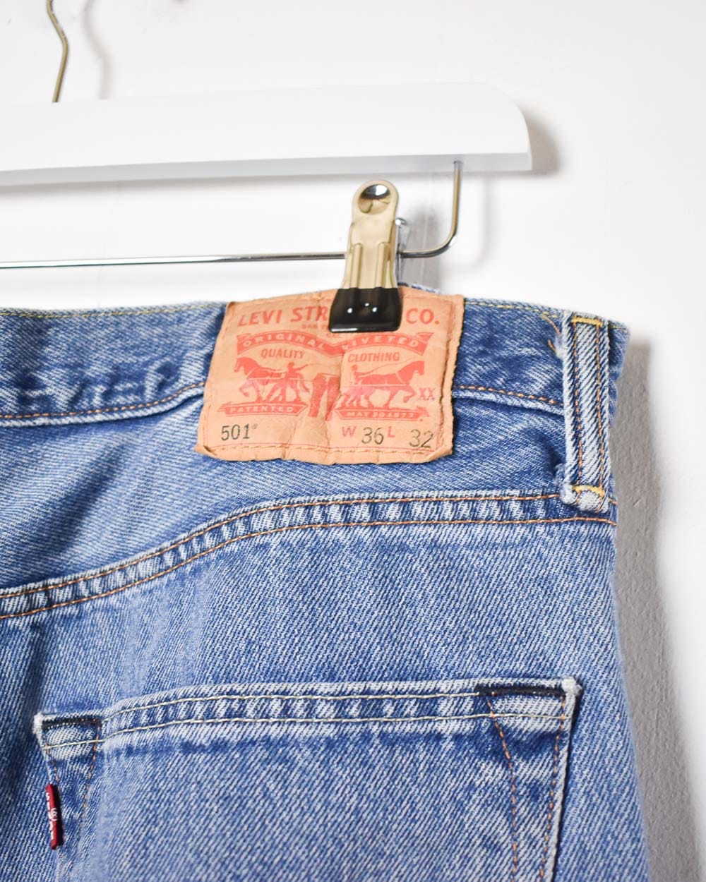 Blue Levi's 501 Jeans - W36 L30