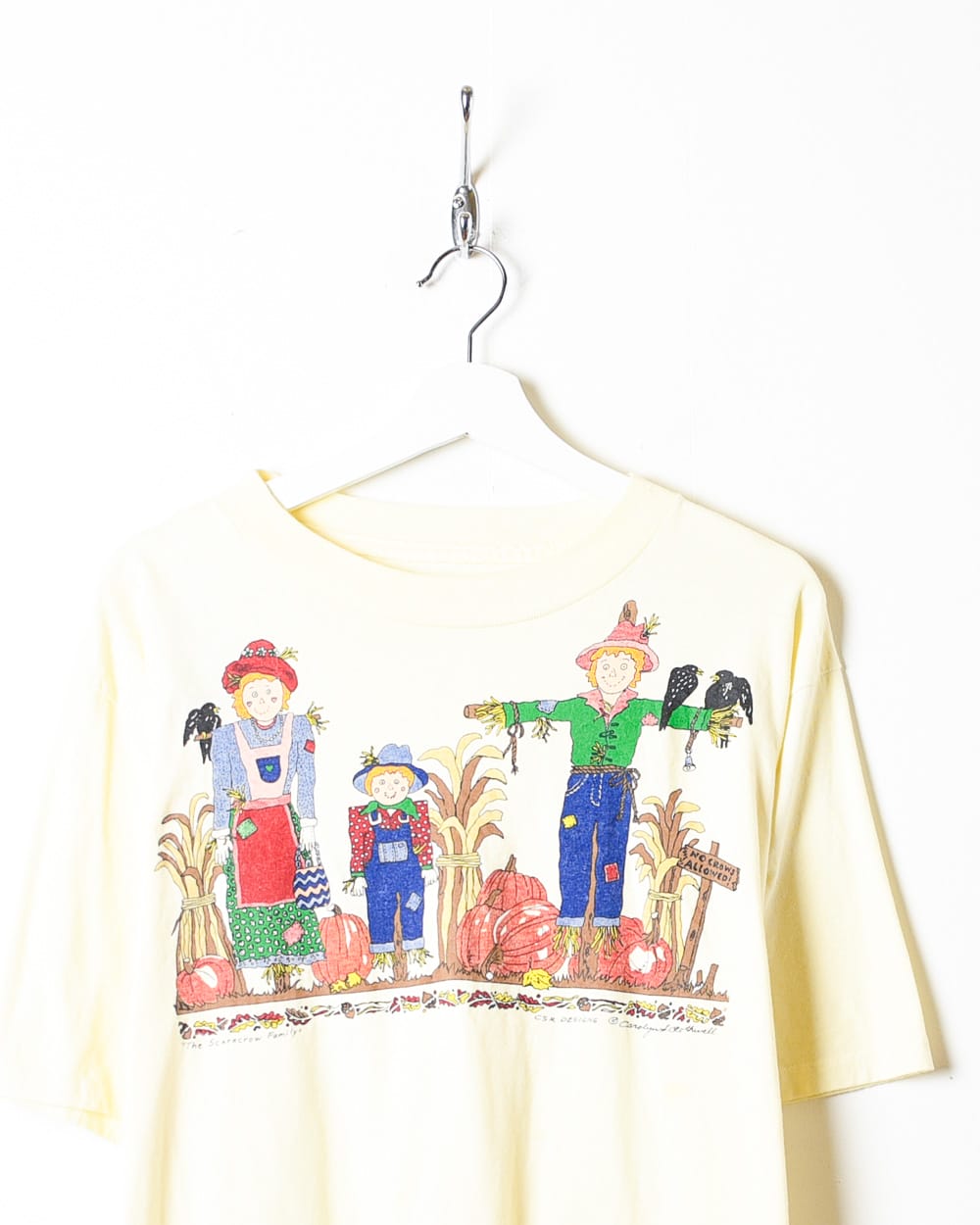 Neutral The Scarecrow Family Single Stitch T-Shirt - X-Large