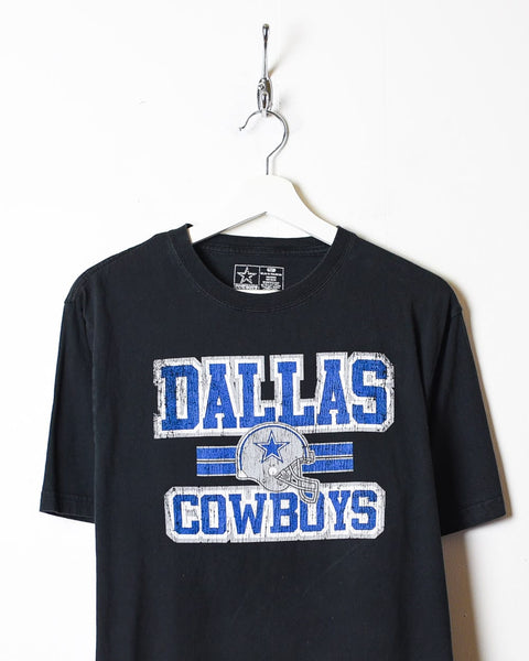 Vintage 00s Black Dallas Cowboys T-Shirt - Small Cotton– Domno Vintage