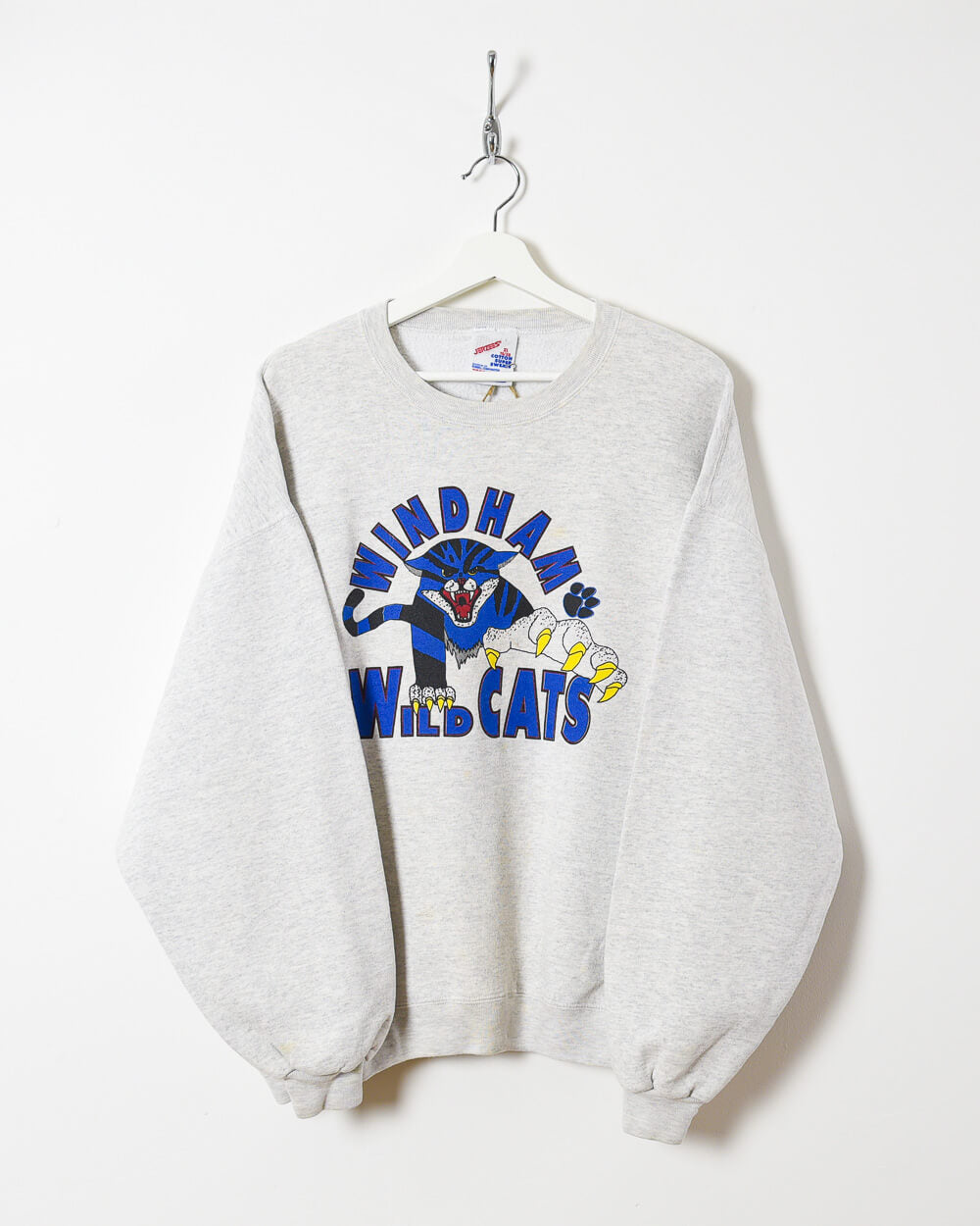 Jerzees Windham Wild Cats Sweatshirt - Large - Domno Vintage 90s, 80s, 00s Retro and Vintage Clothing