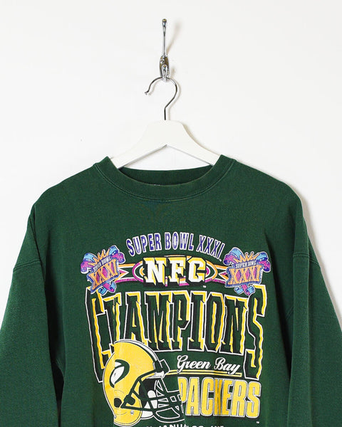 Vintage 90s Cotton Green Logo Athletic Green Bay Packers Super Bowl  Champions T-Shirt - X-Large– Domno Vintage