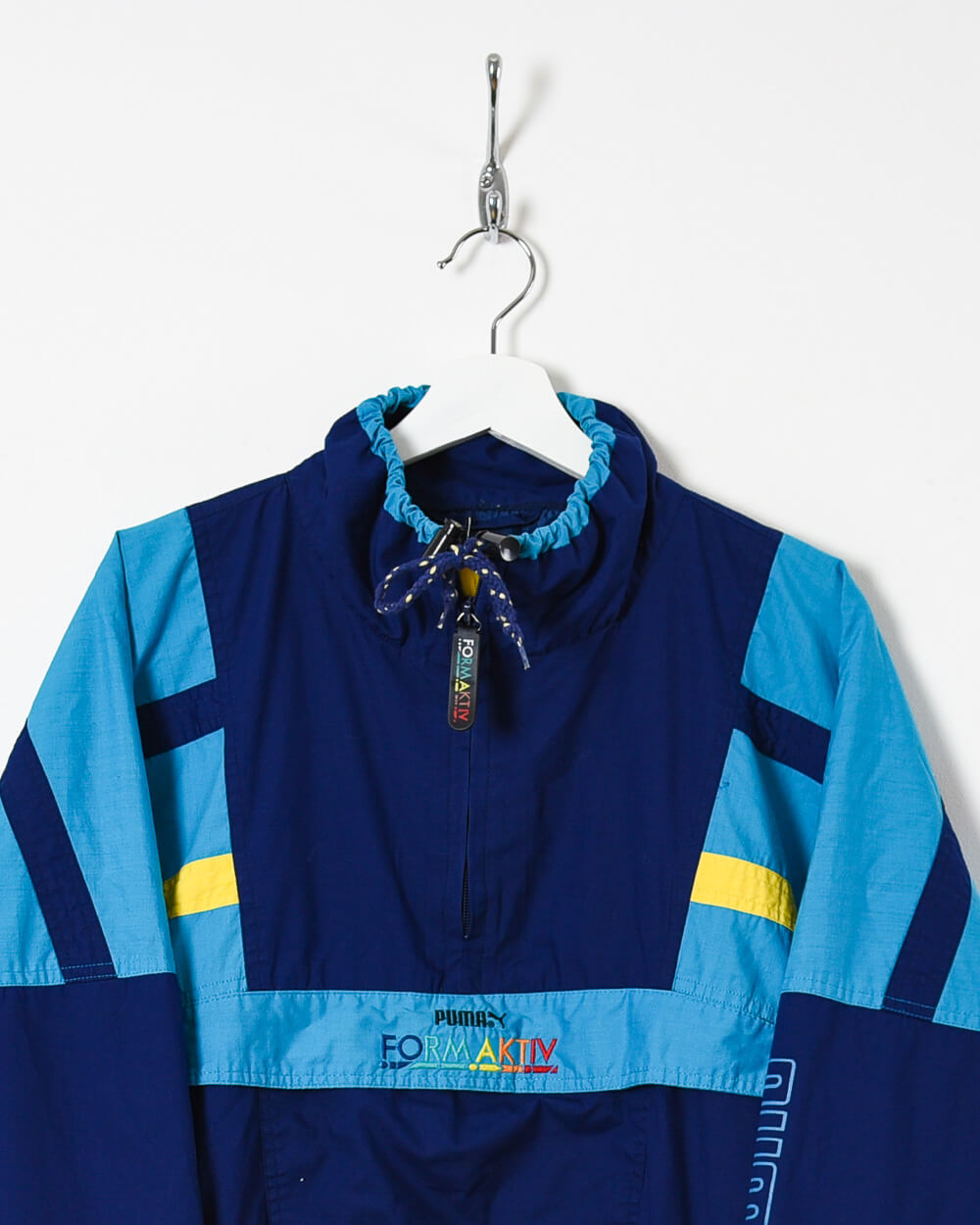 Puma Formative 1/4 Zip Windbreaker Jacket - Large - Domno Vintage 90s, 80s, 00s Retro and Vintage Clothing