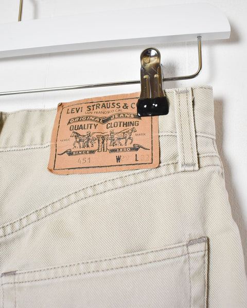 kompression sensor skud Vintage 00s Neutral Levi's 451 Jeans - W28 Cotton– Domno Vintage