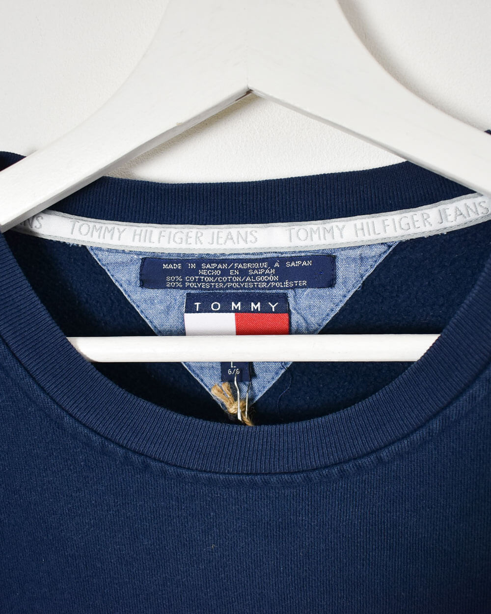 Tommy Hilfiger Sweatshirt - Large - Domno Vintage 90s, 80s, 00s Retro and Vintage Clothing