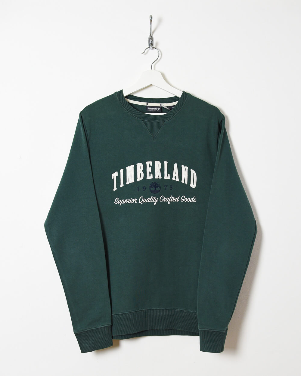 Timberland Super Quality Crafted Goods 1973 Sweatshirt - Medium - Domno Vintage 90s, 80s, 00s Retro and Vintage Clothing