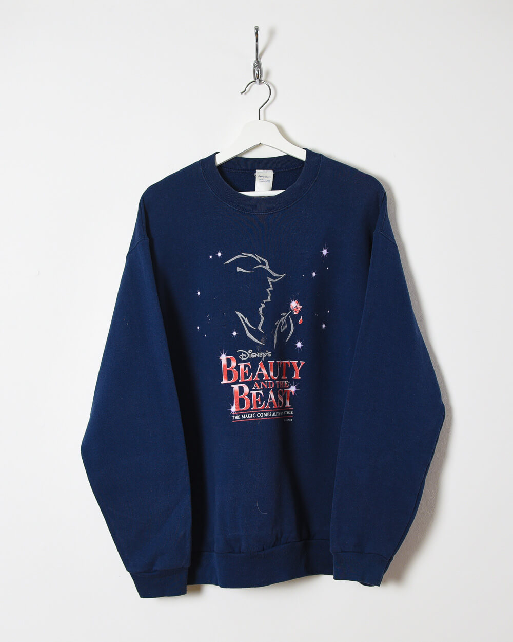 Beauty and the Beast Sweatshirt - Large - Domno Vintage 90s, 80s, 00s Retro and Vintage Clothing