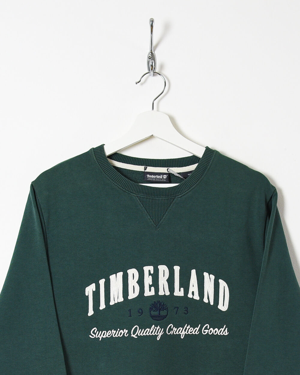 Timberland Super Quality Crafted Goods 1973 Sweatshirt - Medium - Domno Vintage 90s, 80s, 00s Retro and Vintage Clothing
