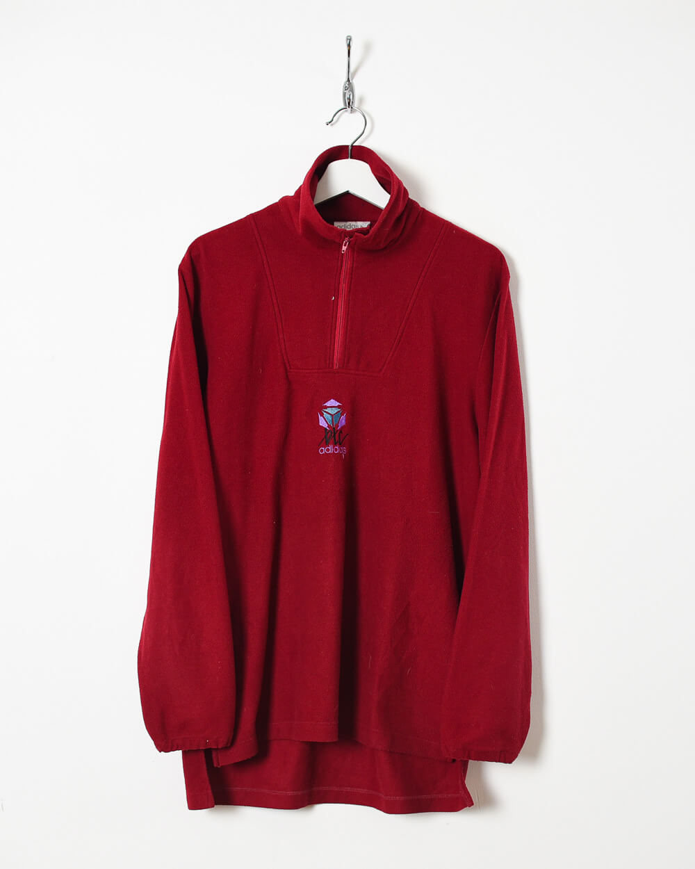Adidas BTC 1/4 Zip Fleece - Large - Domno Vintage 90s, 80s, 00s Retro and Vintage Clothing