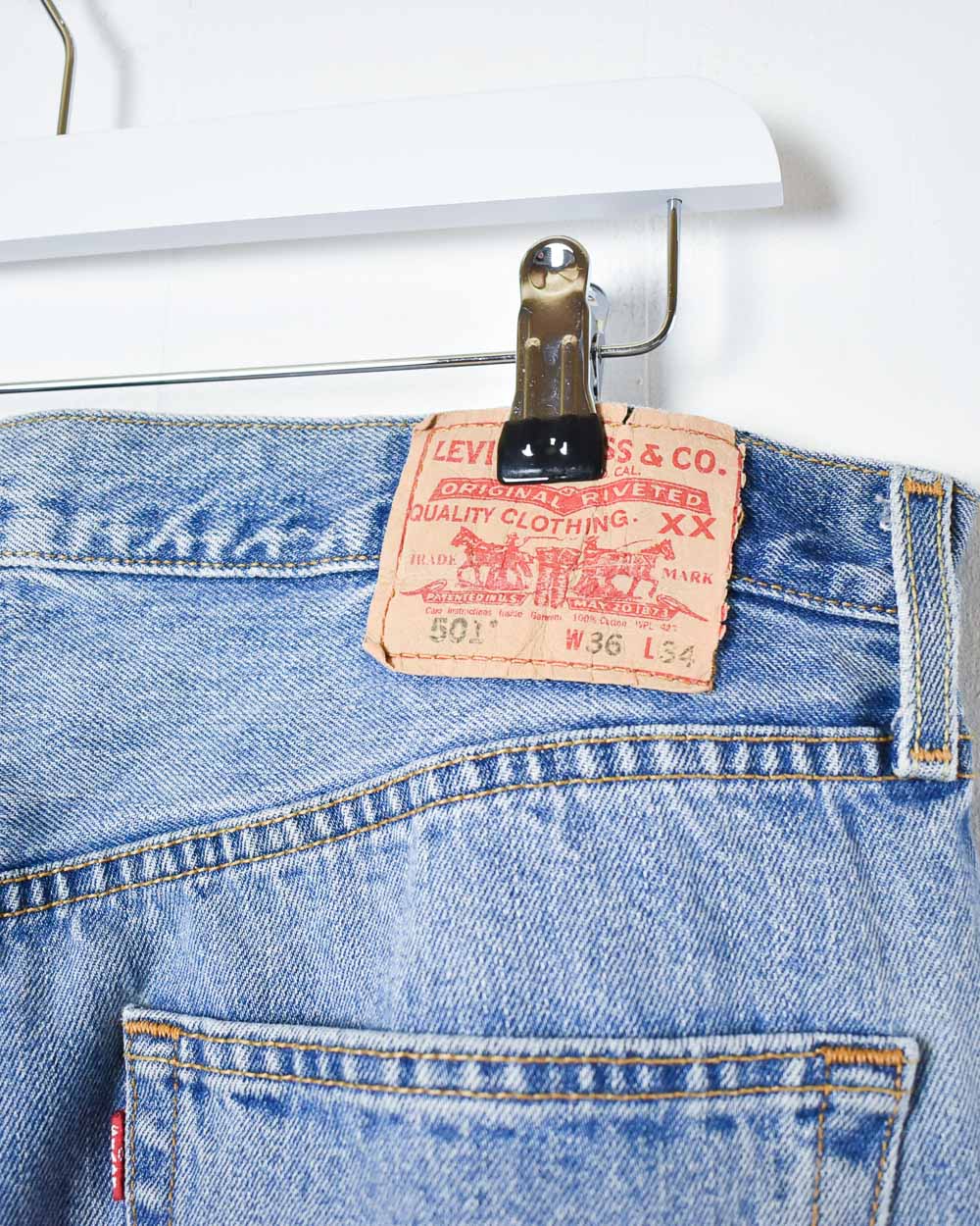 Blue Levi's 501 Jeans - W36 L34