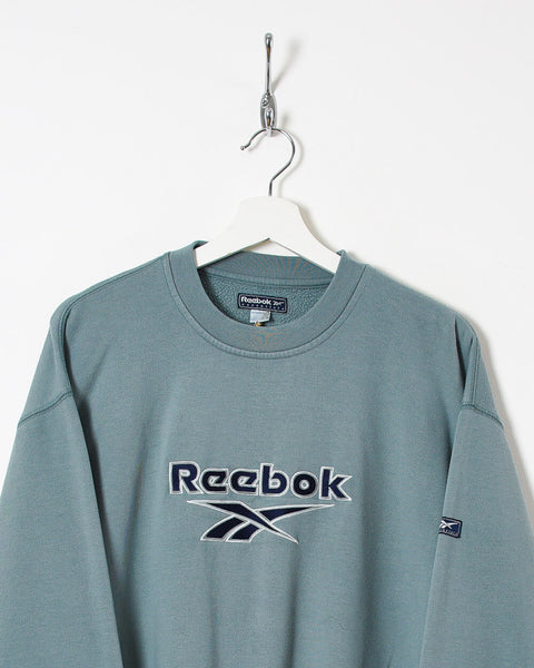 Vintage 00s Cotton Green Reebok New York Jets Sweatshirt - Medium– Domno  Vintage