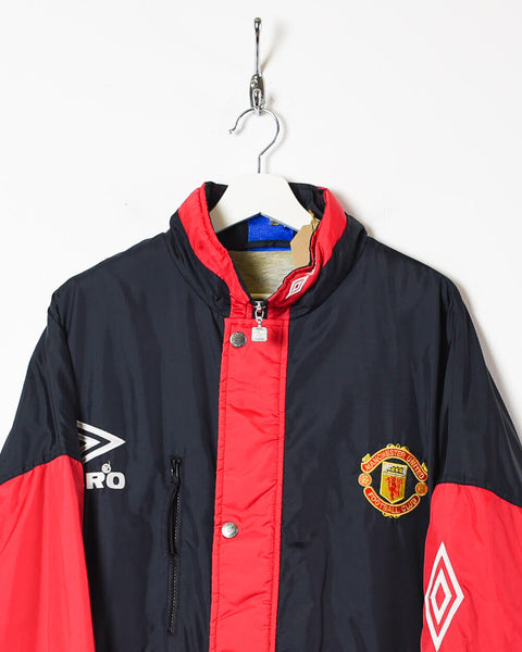 Vintage 90s Red Umbro Manchester United 1996/97 Training Jacket