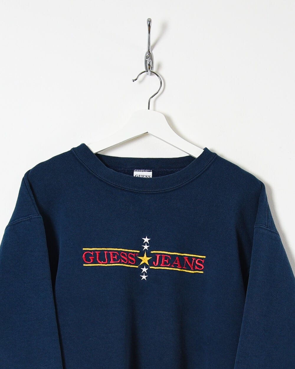Guess Jeans Sweatshirt - Small - Domno Vintage 90s, 80s, 00s Retro and Vintage Clothing