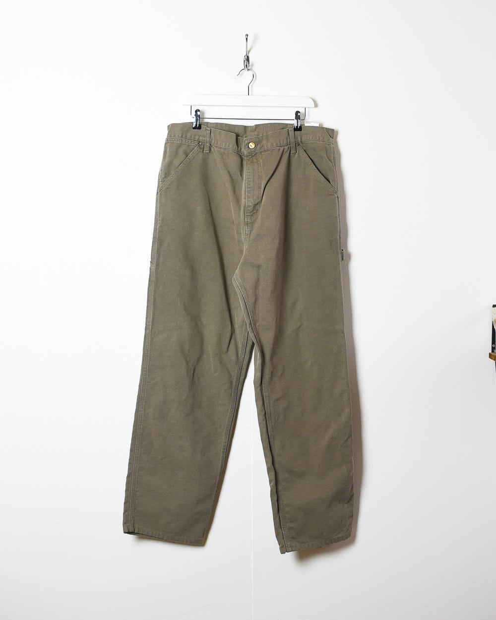 Khaki Carhartt Carpenter Jeans - W38 L34