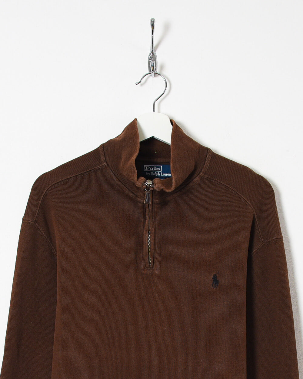 Ralph Lauren 1/4 Zip Sweatshirt - Large - Domno Vintage 90s, 80s, 00s Retro and Vintage Clothing
