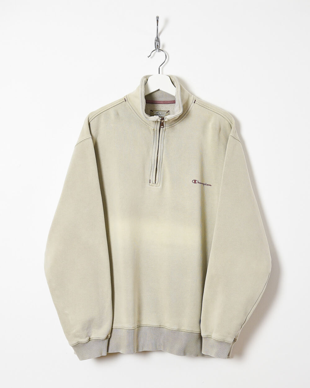 Champion 1/4 Zip Sweatshirt - Large - Domno Vintage 90s, 80s, 00s Retro and Vintage Clothing